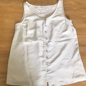 Garnet hill silk top Sz 4